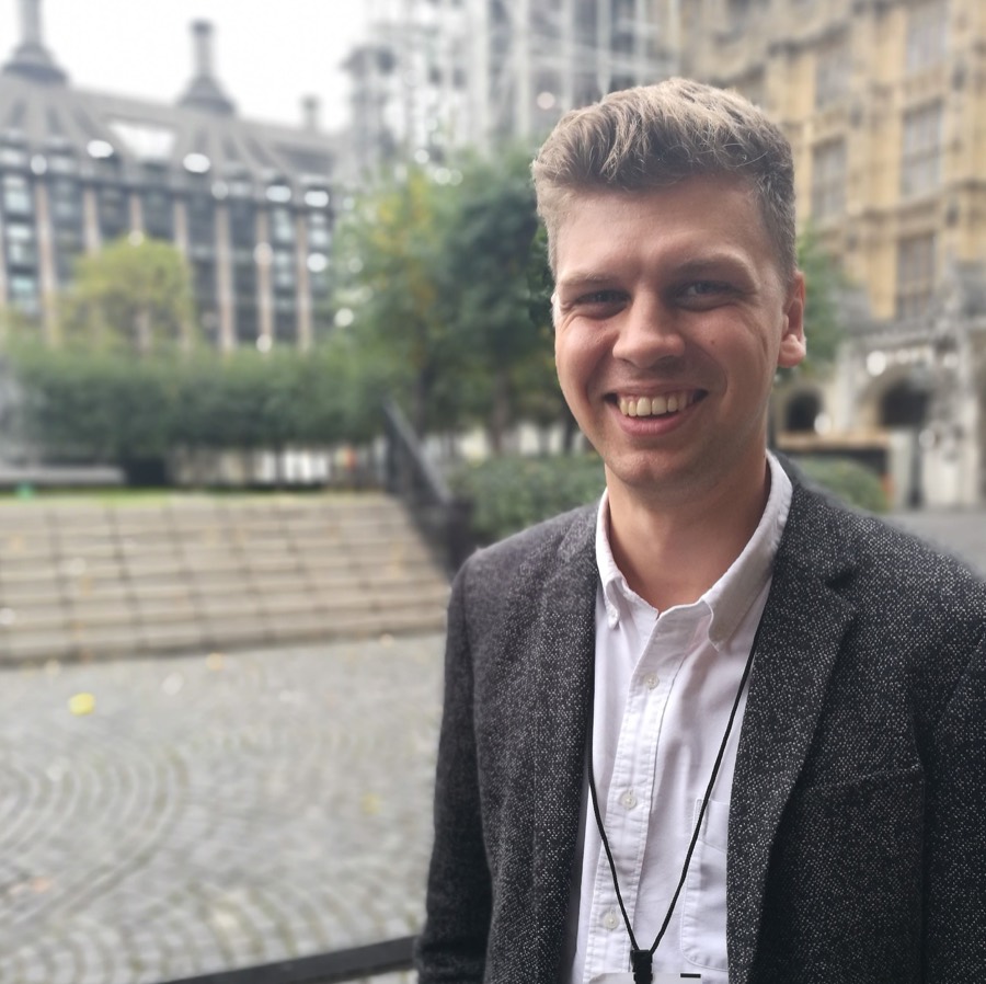 Jonty Knox visiting Westminster