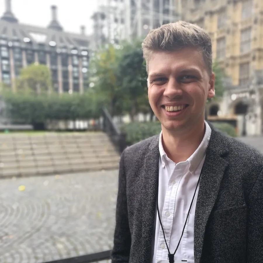 Jonty Knox visiting Westminster