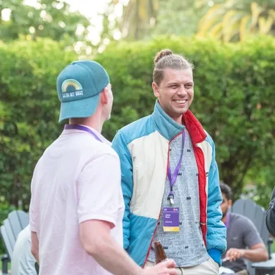 Jonty Knox at YC S22 Batch Kickoff in Sonoma